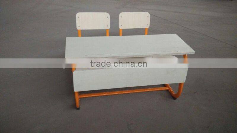 2016 new modern design hot selling double plywood Connected school set