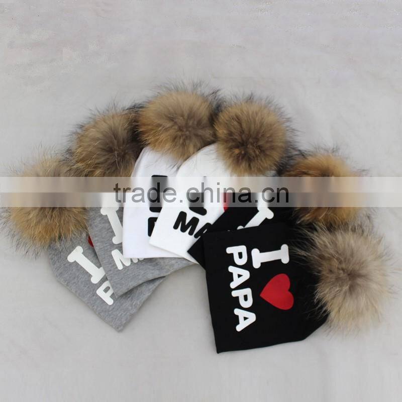 Myfur Best Price Popular 100% Cotton Double Layer Printed Baby Hat with Ear Muff