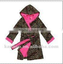 children polyester coral fleece robe(KN-RB-09)