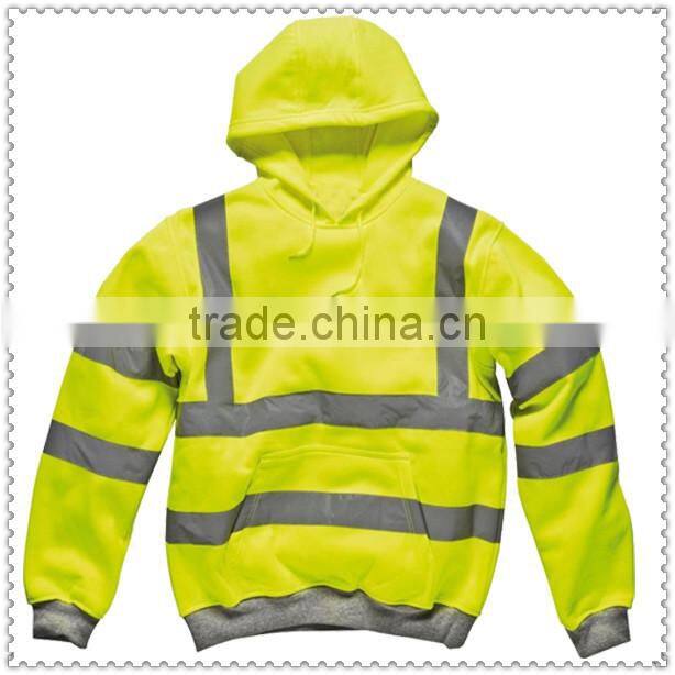 Drotex High Visibility Safety Hooded Sweatshirt