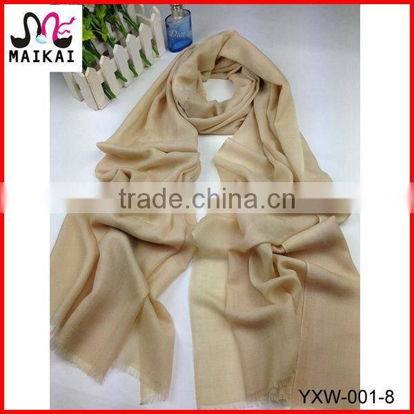 Wholesale 2014 winter hot fashion 100% wool blue scarf
