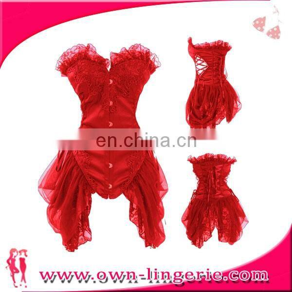 New Arrival Factory Low Price Women Sexy Wedding Corset Dress