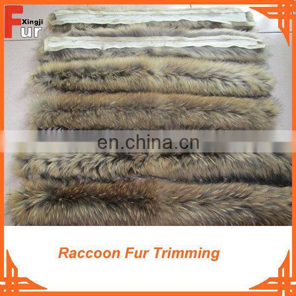 3*70cm Wholesale Raccoon Fur Trimming