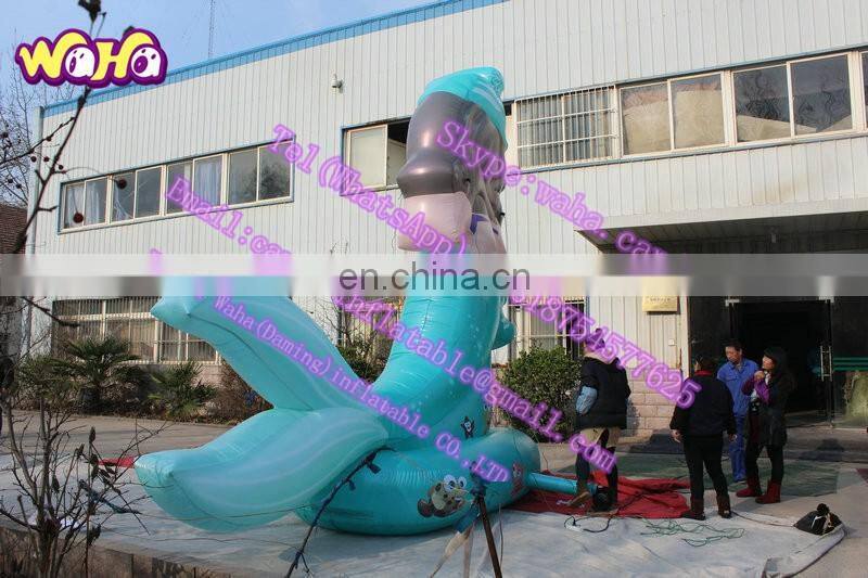 5m high new design inflatable mermaid for outdoor event decoration C-079