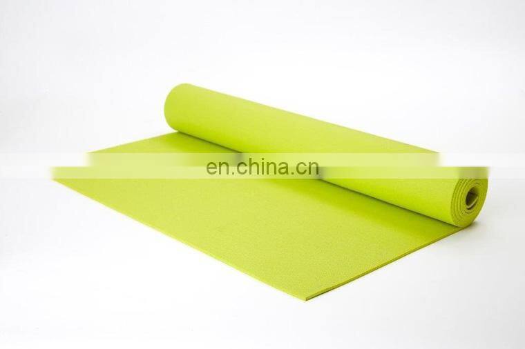 Sofe plain yellowfitness & body building yoga mat factory supplier