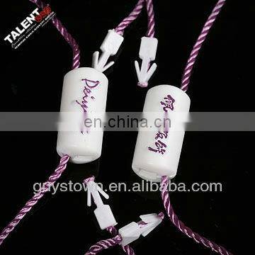 custom garment brand name logo string lock seal tag