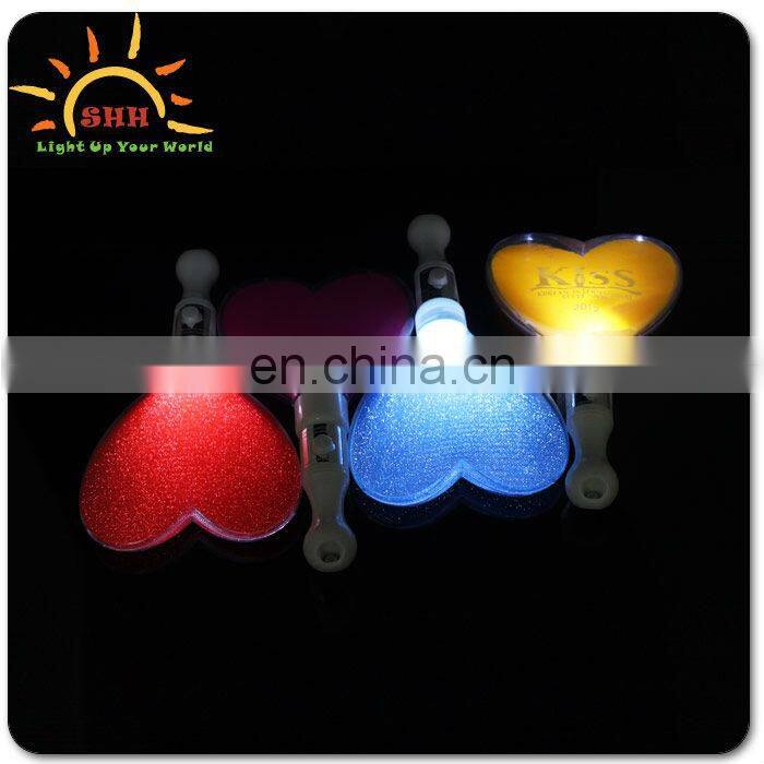 Heart Shaped Plastic LED Glitter Fairy Wand