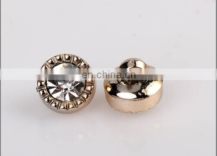 Shinny Gold ABS Shirt Button BA60129