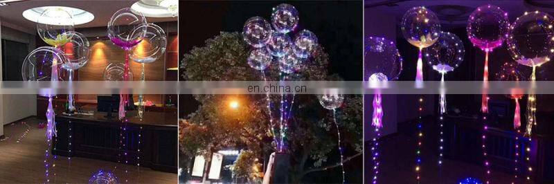 Party decoration led sparkle light inflatable balloon