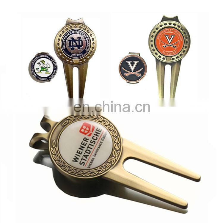 Cheap custom personalize brand golf divot tool for golf culd gift item