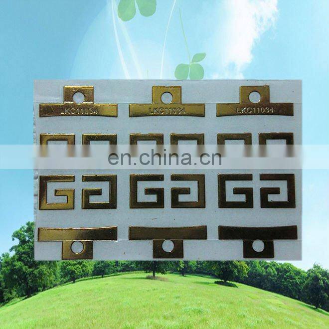 High-grade watch LOGO metal thin plate