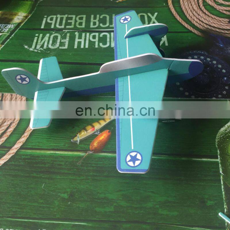 Custom printed foam plane glider