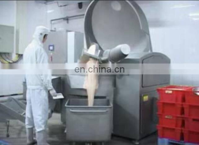 China widely used best-selling vacuum meat bowl cutter 200l