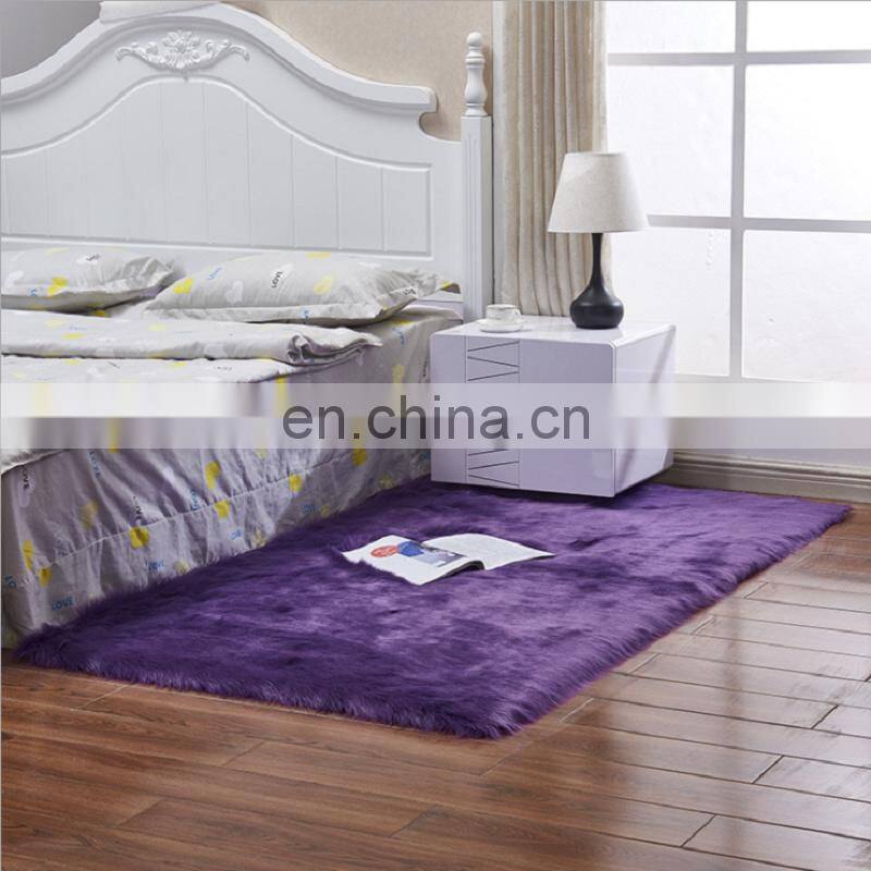 Indoor Carpet Soft Polyester Fake Fur Rug