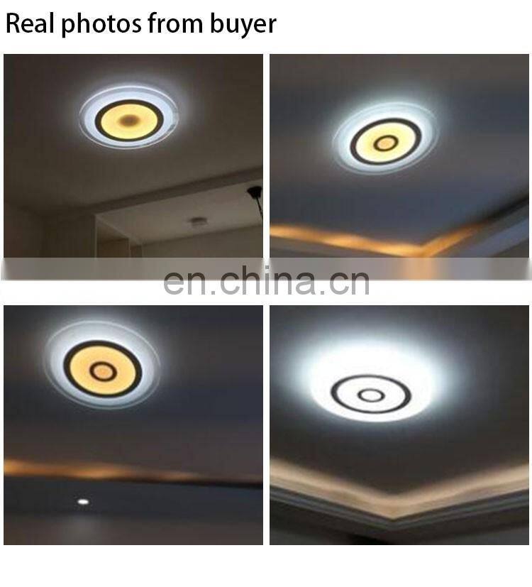 Creative 68W LED Round acrylic ceiling lighting for bedroom