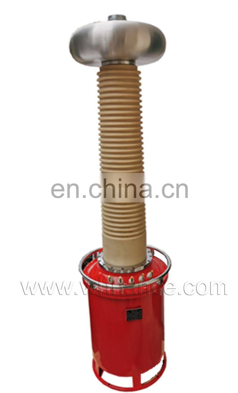 Fully insulated transformer for gas test