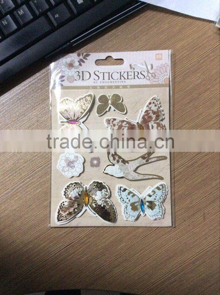 3d home decor christmas sticker