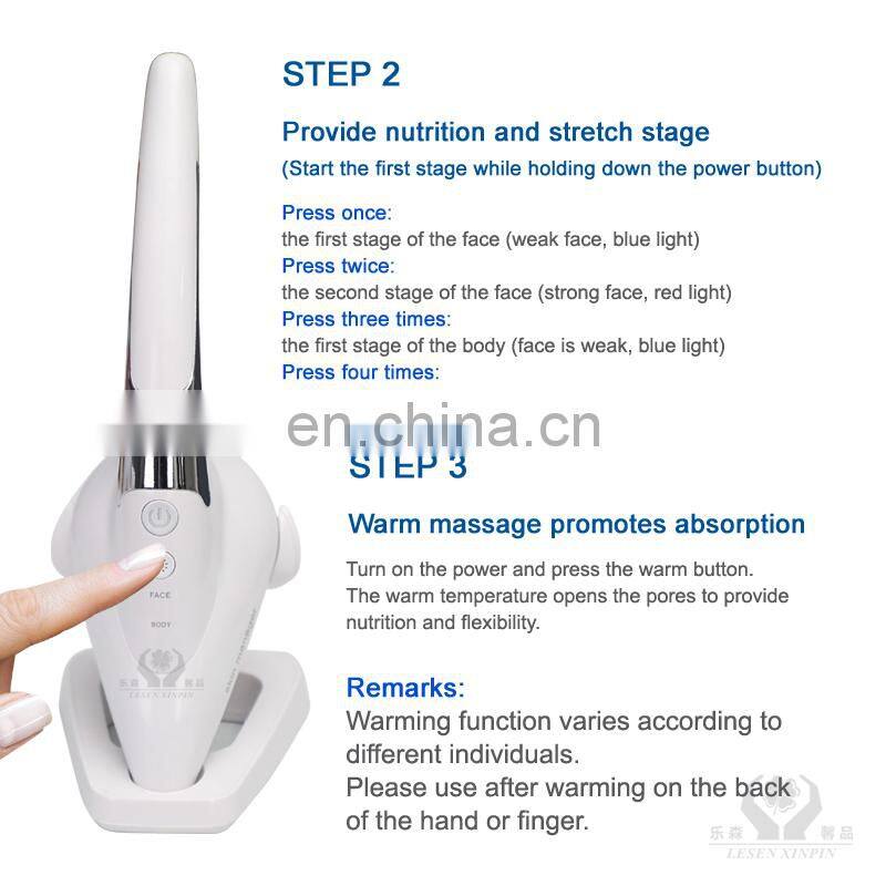 2018 Iron Ultrasound Skin Care Face Lifting Tool Firming Home Use Beauty Device