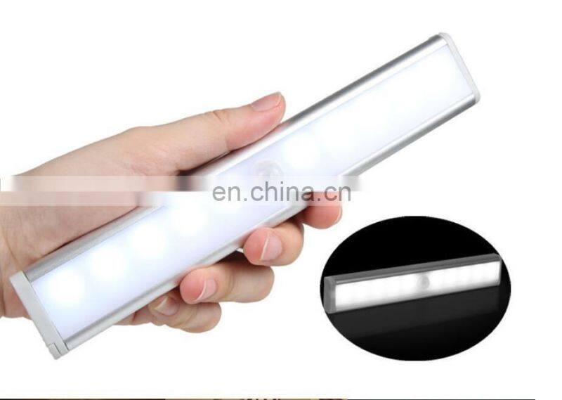 2W USB charging rechargeable motion sensor led wardrobe rail light