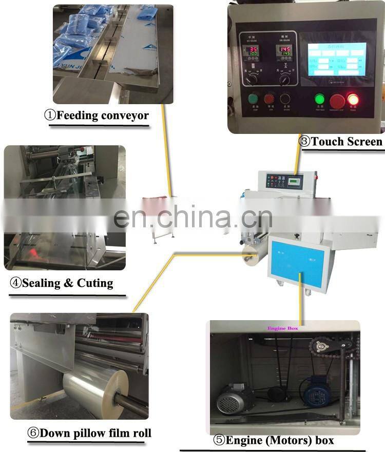 High Speed Ham Sausage Packaging Machine Dried Meat Sachet Packing Machine