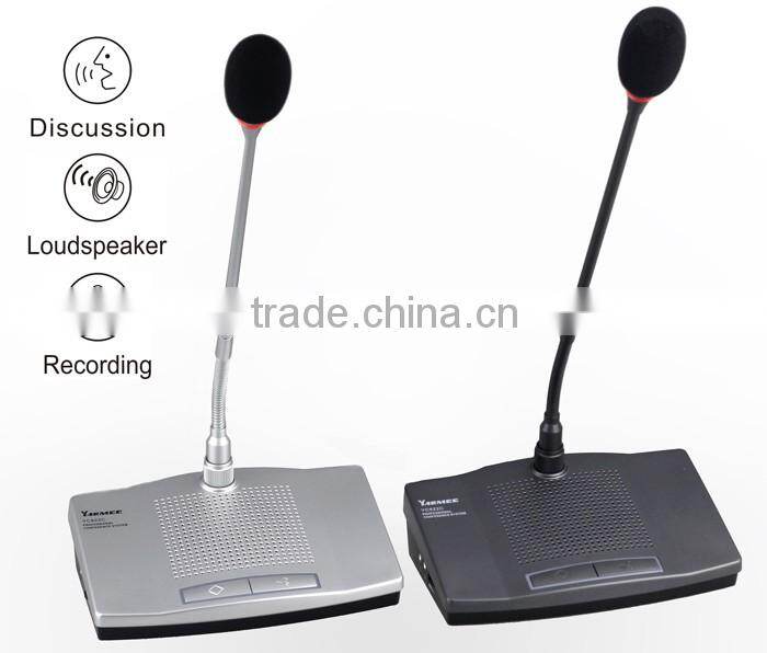 Wired Audio Discussion Conference System With Chairman And Delegate Microphone ----Yarmee
