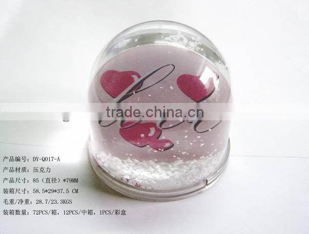 Polyresin Water Globe, Resin Water Globe, Souvenir Figure For Snow Globe