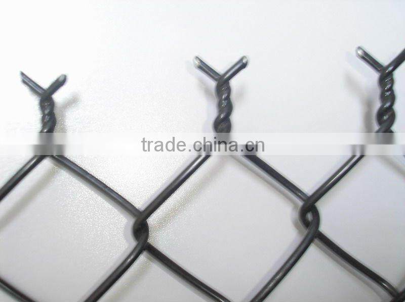diamond galvanized fence netting( chainlink fence)