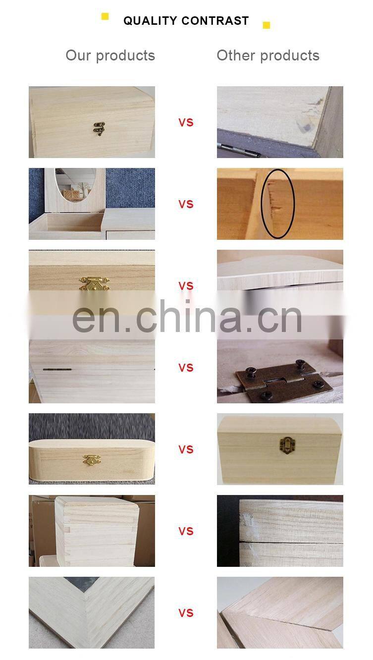 Customized MDF wooden boxes with sliding lid