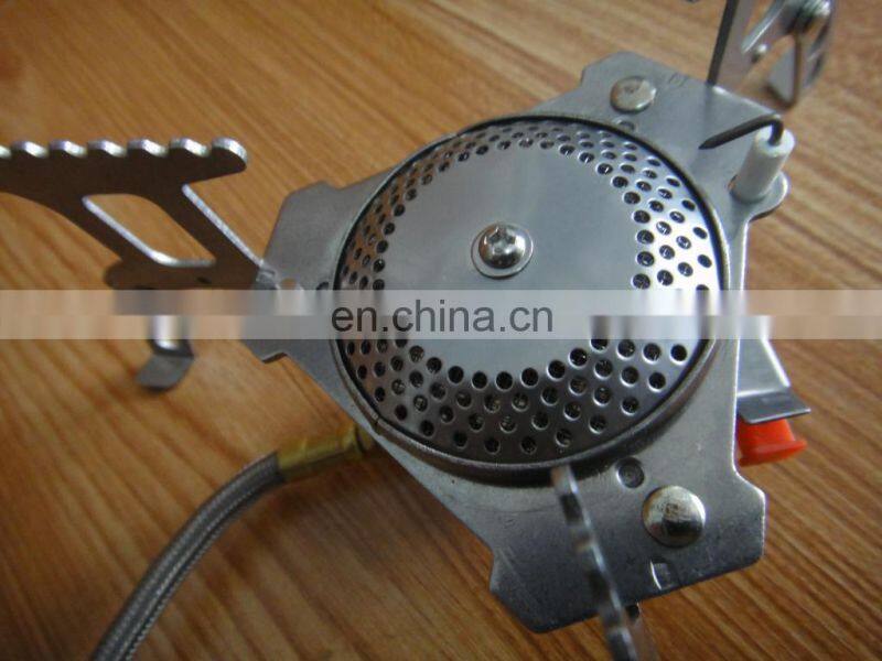 camping flat split type furnace gas tank head