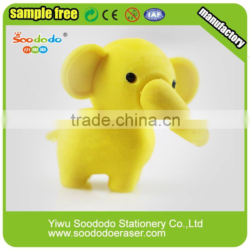 cute animal eraser 3D