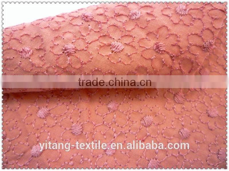 Embroidery lace fabric with holes