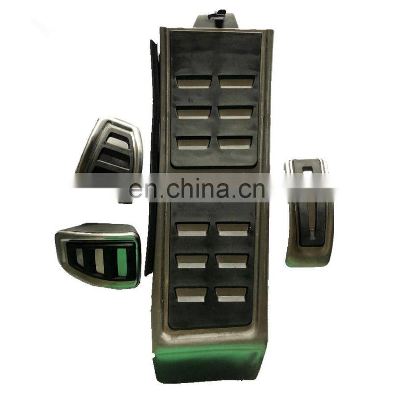 Car Accelerator Brake Pedal Foot Rest Non-Slip Pedal Pad For Audi A4 B8 A5 S5 Q3 Q5 A6 C7 A8 S8