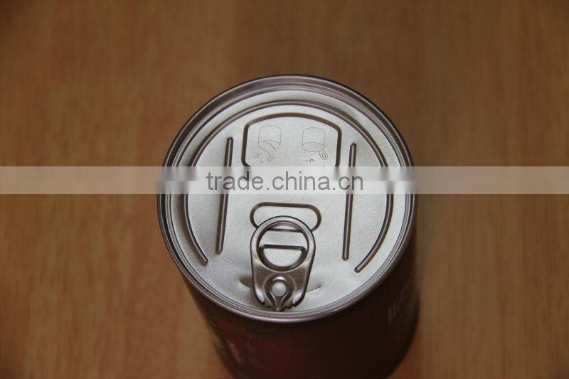 empty paper easy open tubes for baby milk powder