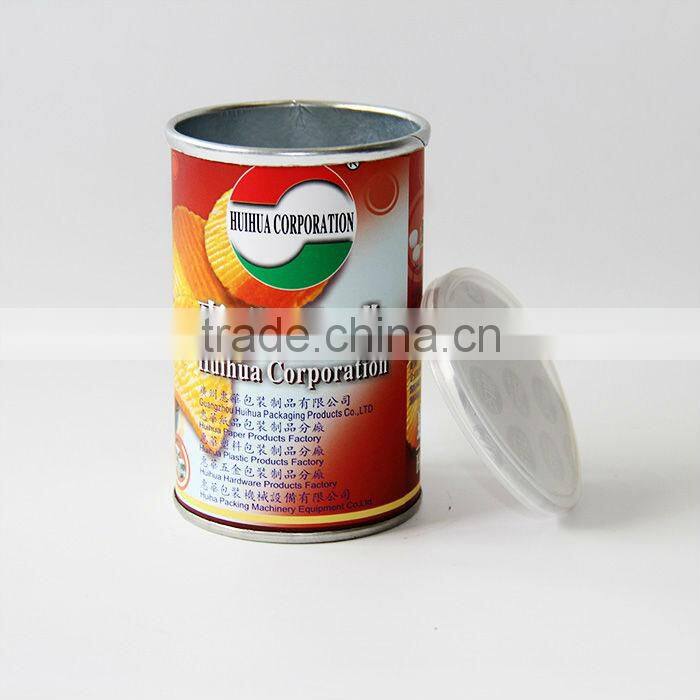 Snack packaging tube