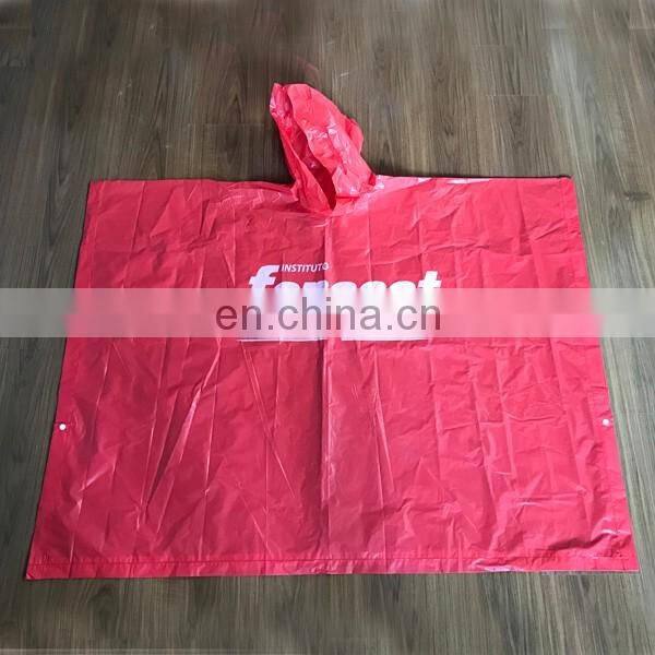 High Quality 100% Waterproof Vinyl PVC Raincoat with Hood