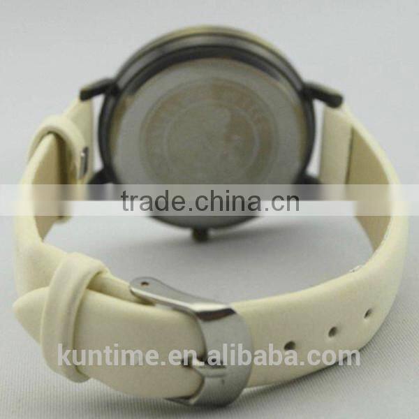 Women's and Girl's Cute Cat Style Leather Analog Quartz Wrist Watch