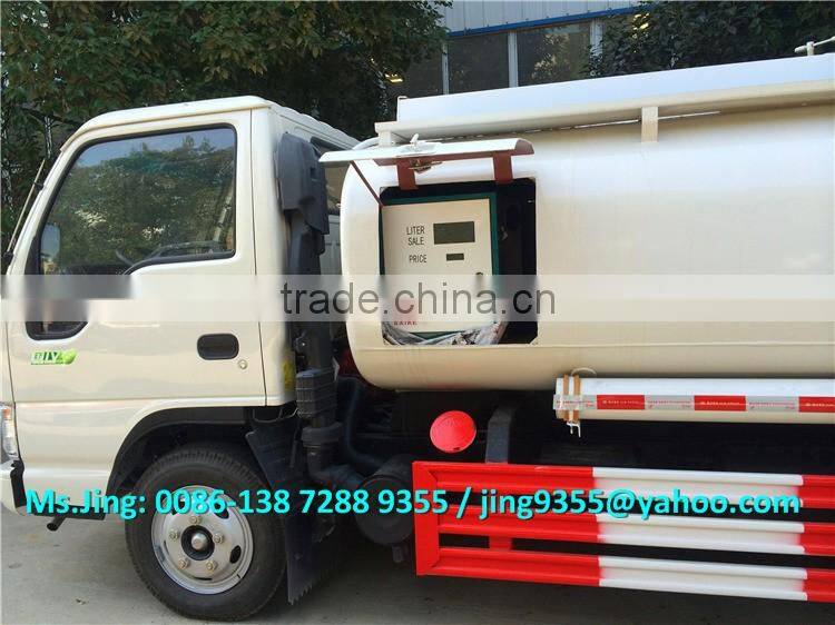 Euro IV Price of JAC new oil tanker,mini oil tanker truck capacity 6000L on sale