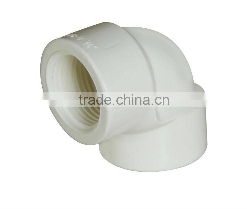 U-PVC Fitting Female Threaded Elbow with Screw Thread
