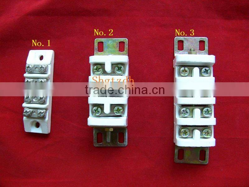 Ceramic terminal block connector