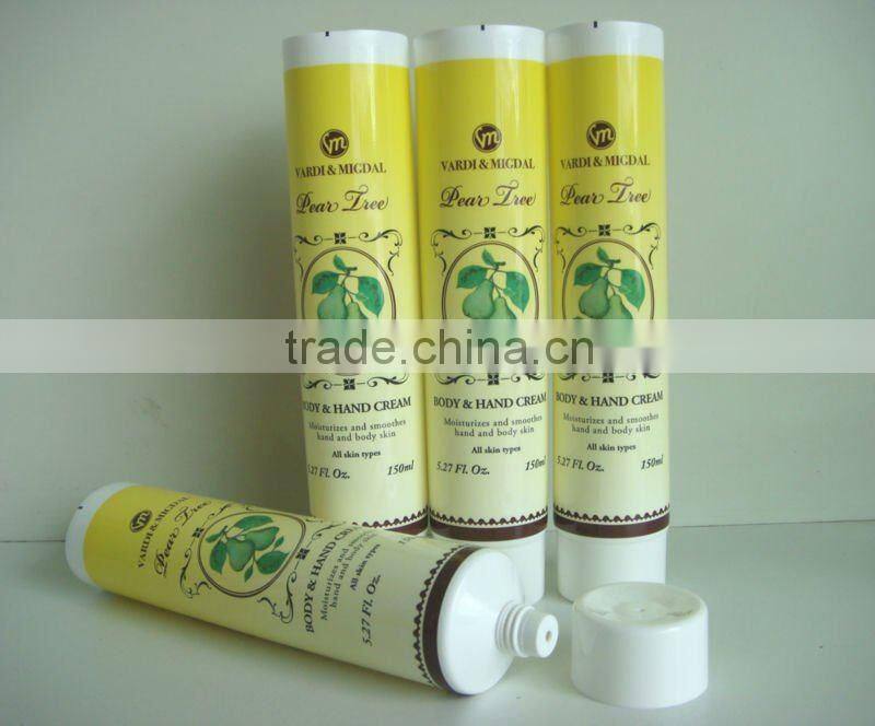 100-150ml Cosmetic Tube for Hand Cream, Delicate Design by Offset Printing