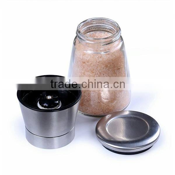 304 stainless steel Salt and Pepper Grinder Set for Professional Chef