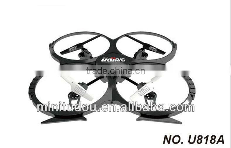 U818A rc brushless motor quadcopter 2.4Ghz 4CH 6 axis Camera RC Quad Copter
