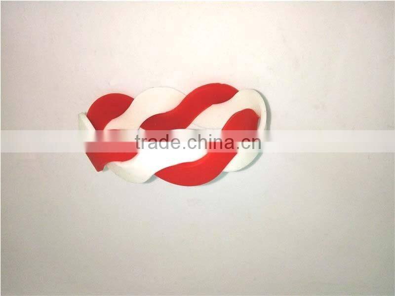 Novetly Eco-friendly Rubber Bracelet Red Cross Silicone Wristband