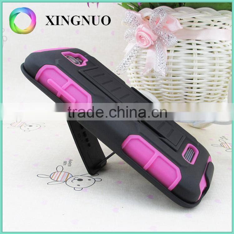 Heavy Duty Belt Clip Robot Case for Alcatel One Touch Fierce 2 OT7040T as Holster Kickstand Bumper Case