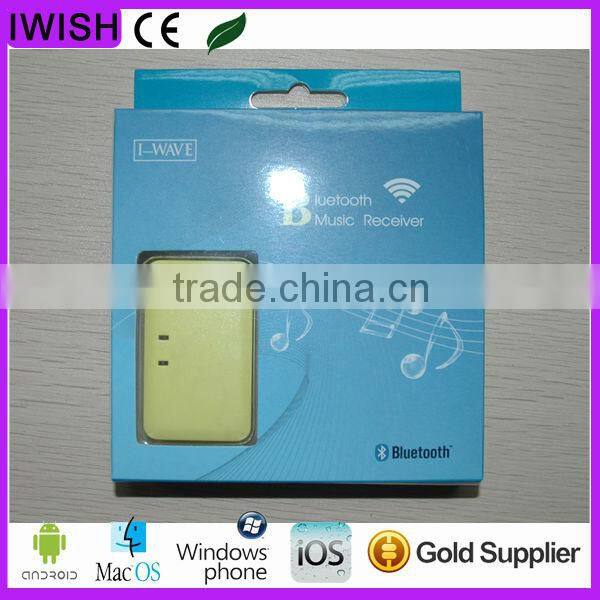 for iphone ipod wireless music bluetooth receiver with 30-pin dock speaker