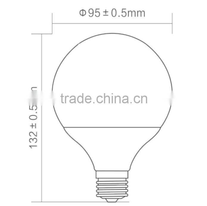 G95 10w 12W E27 Big angle bulb LED bulb spherical