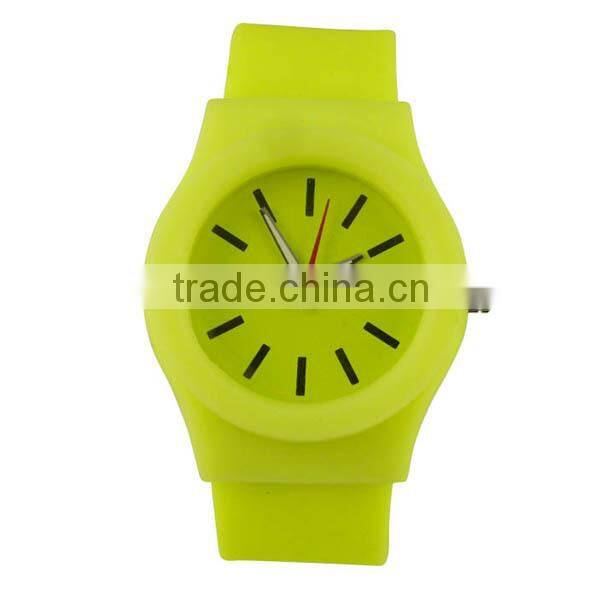 Hot selling silicon comfortable wear watch made in china factory