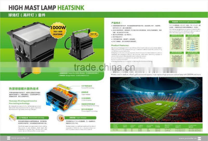 universal outdoor led flood light 1000w used stadium park lighting