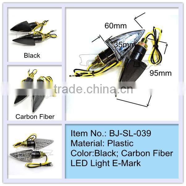 Universal emarked abs housing 12V motorcycle led turn signal