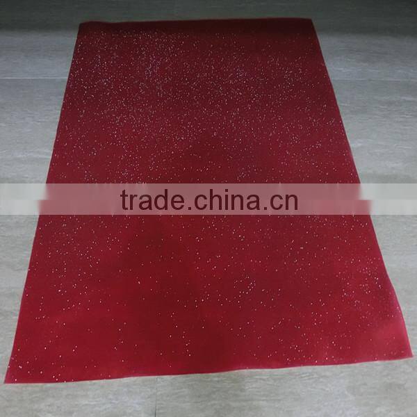 0.8mm pvc glitter sheet imitation leather materials to make sandals